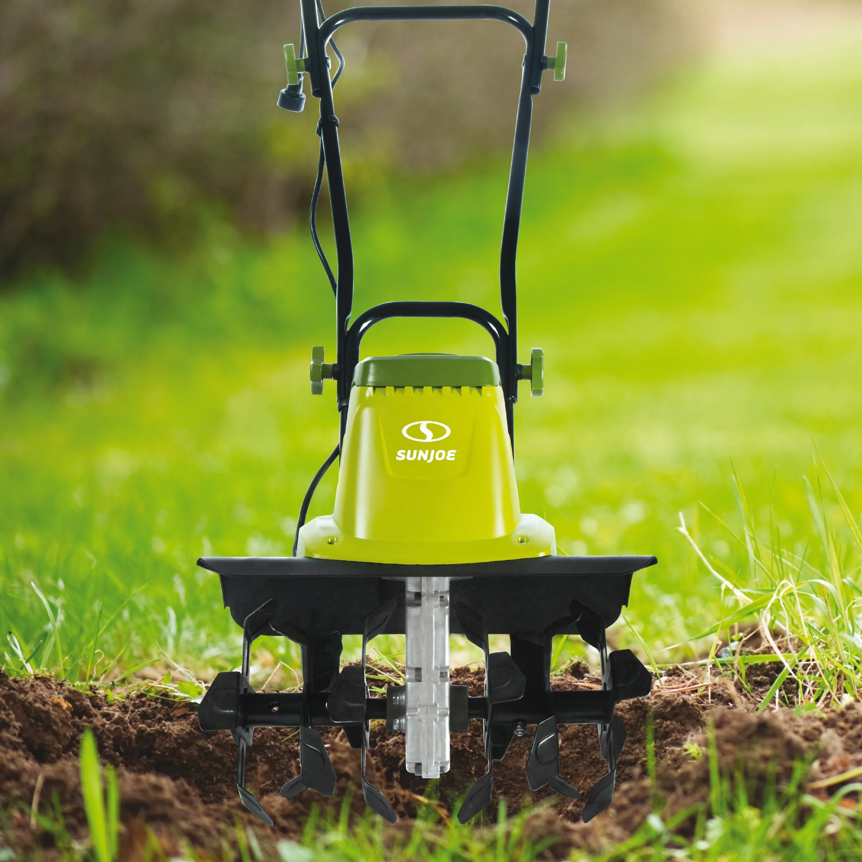 Sun Joe Electric 16 inch Garden Tiller + Cultivator, 12 Amp, 3 Position Image 9