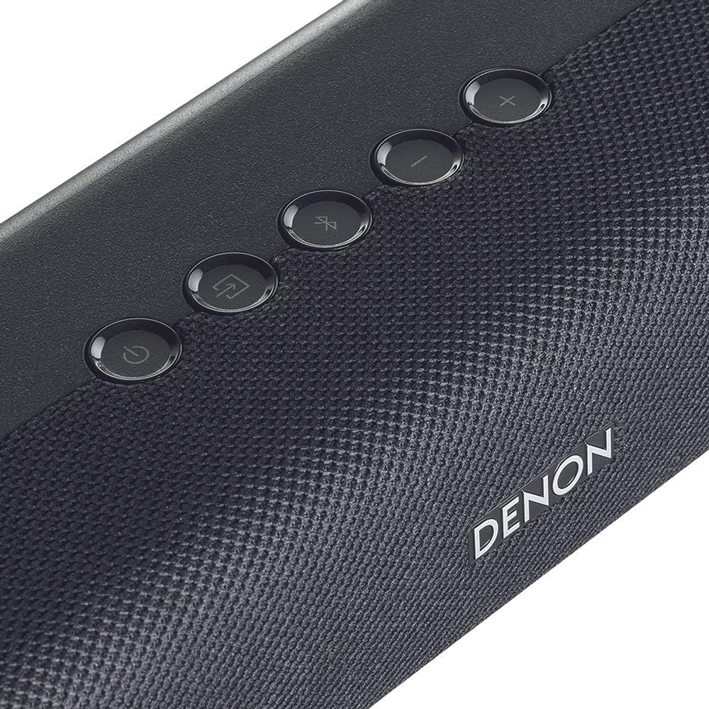 Denon DHT-S316 TV Sound Bar with Subwoofer  Wireless Home Theater Soundbar System | Virtual Surround Sound Technology | Wall-Mountable | Bluetooth Compatibility | Smart & Slim-Profile | Black