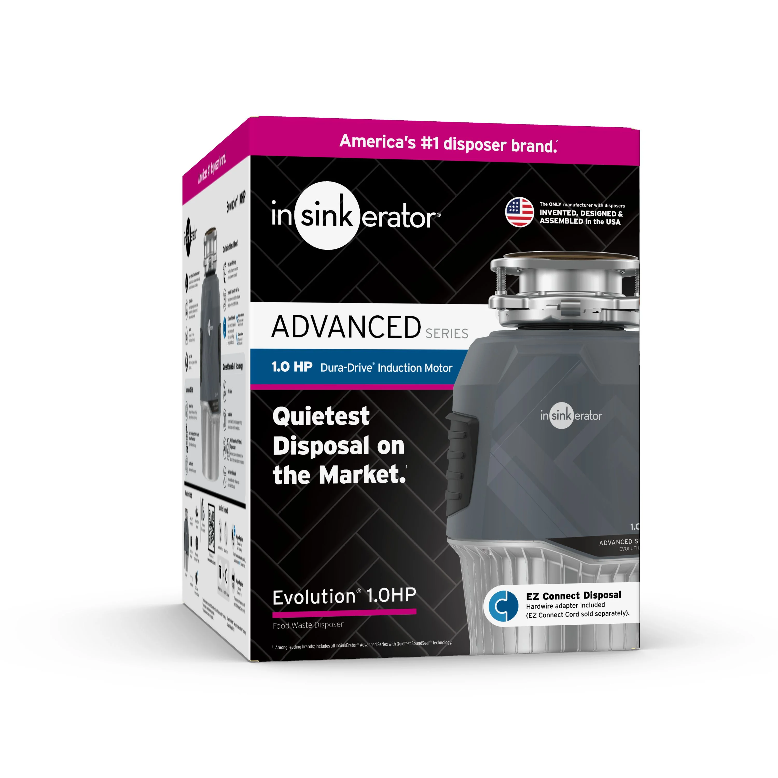 Evolution 1HP, 1 HP Garbage Disposal, Advanced Series EZ Connect Continuous Feed Food Waste Disposer - Image 9