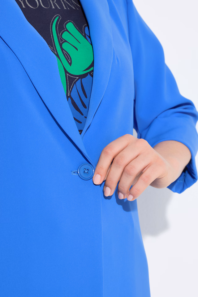 Colorful 3/4 Sleeve Blazer