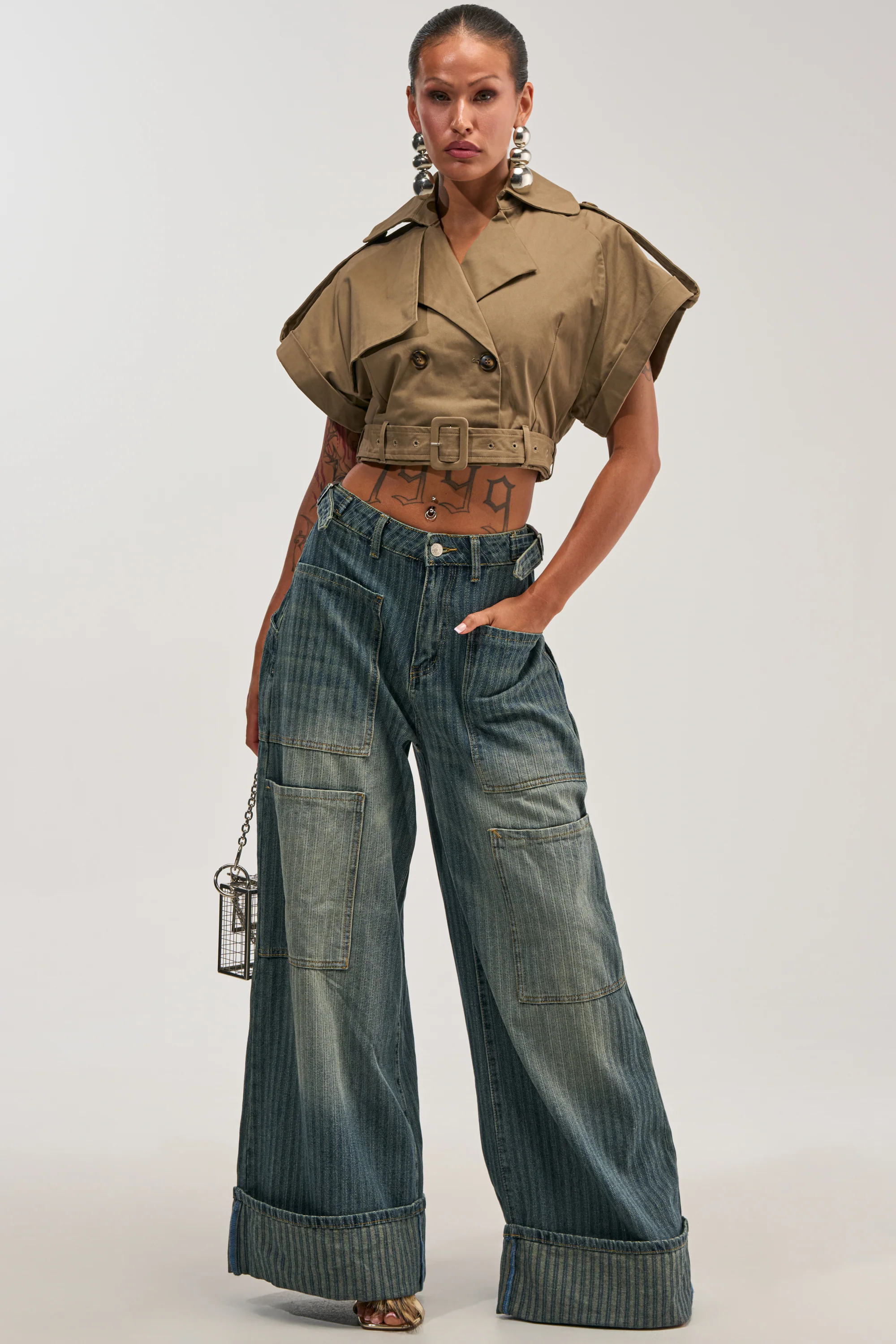 BE MINE STRIPE DENIM - Akira Store