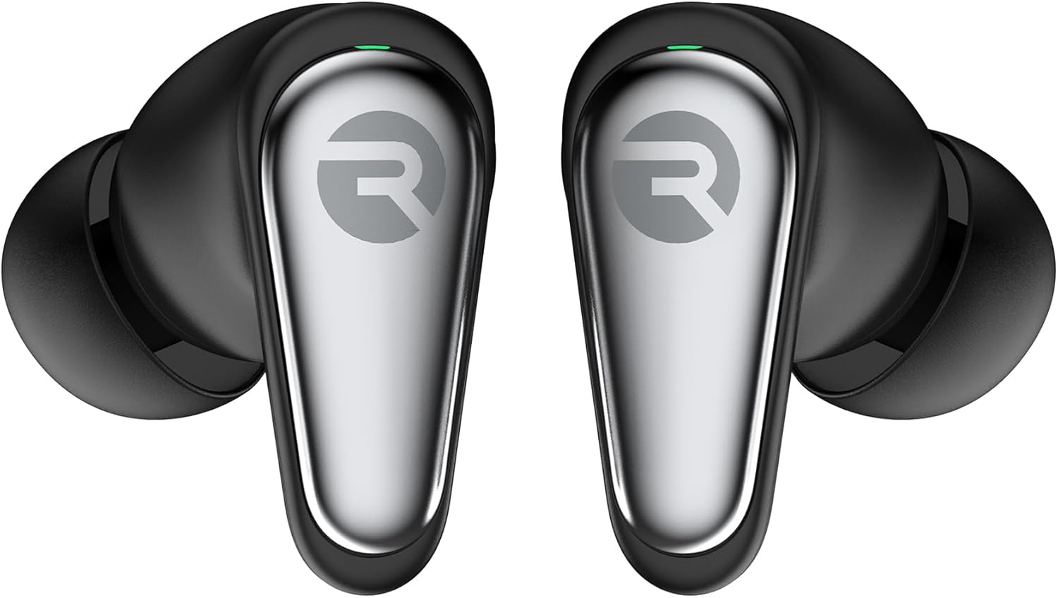 Raycon Pro Earbuds Wireless Bluetooth + 6 Microphones with Hybrid Active Noise Canceling  Sweat & Water-Resistant Earphones  Premium Wireless Ear Buds Bluetooth 40 Hours Playtime (Black)