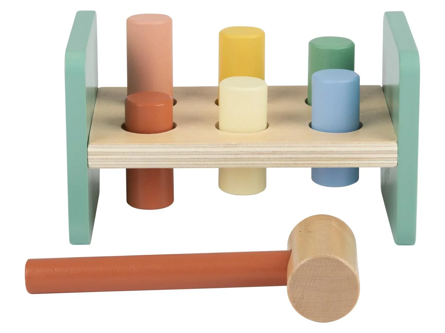 lupilu Bote de jeu et dapprentissage en bois