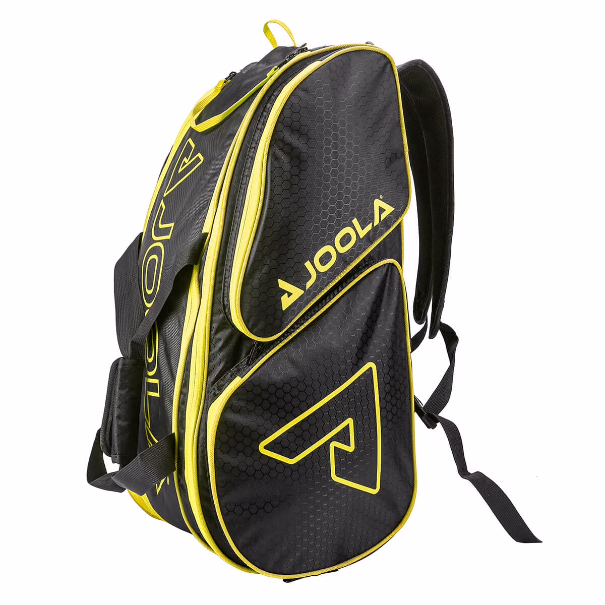 Tour Elite Pickleball Bag, Backpack, Duffle Bag for Pickleball and Racket Sports, Black/Yellow(Black)