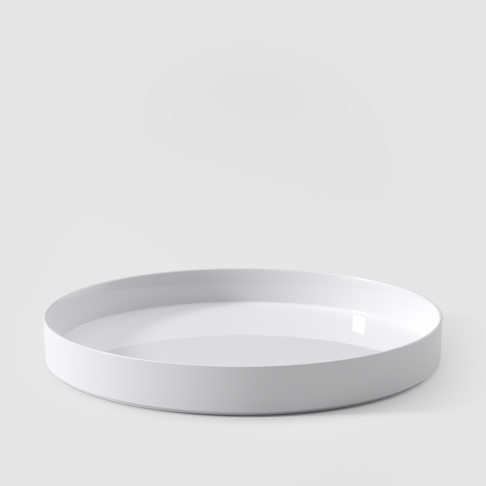 MetroChic Centerpiece bowl - White, 44 oz, Premium Bone Porcelain