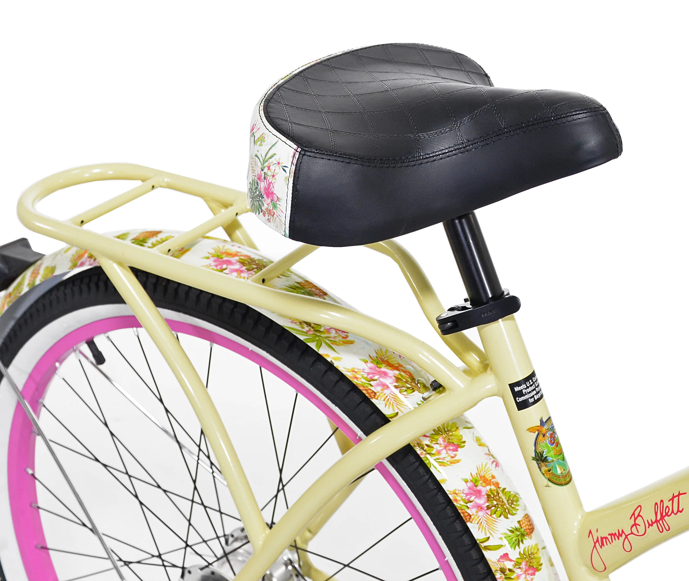 26" Women's 3-Speed Cruiser Bike, Yellow - Image 6