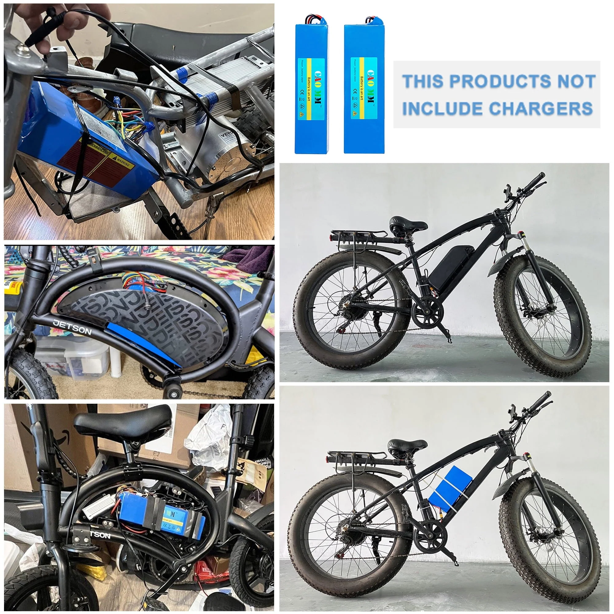 1PC 48V 10Ah Ebike Battery Without Charger Set 48V Lithium Battery for 1000W Electric Bike Tricycle Image 6