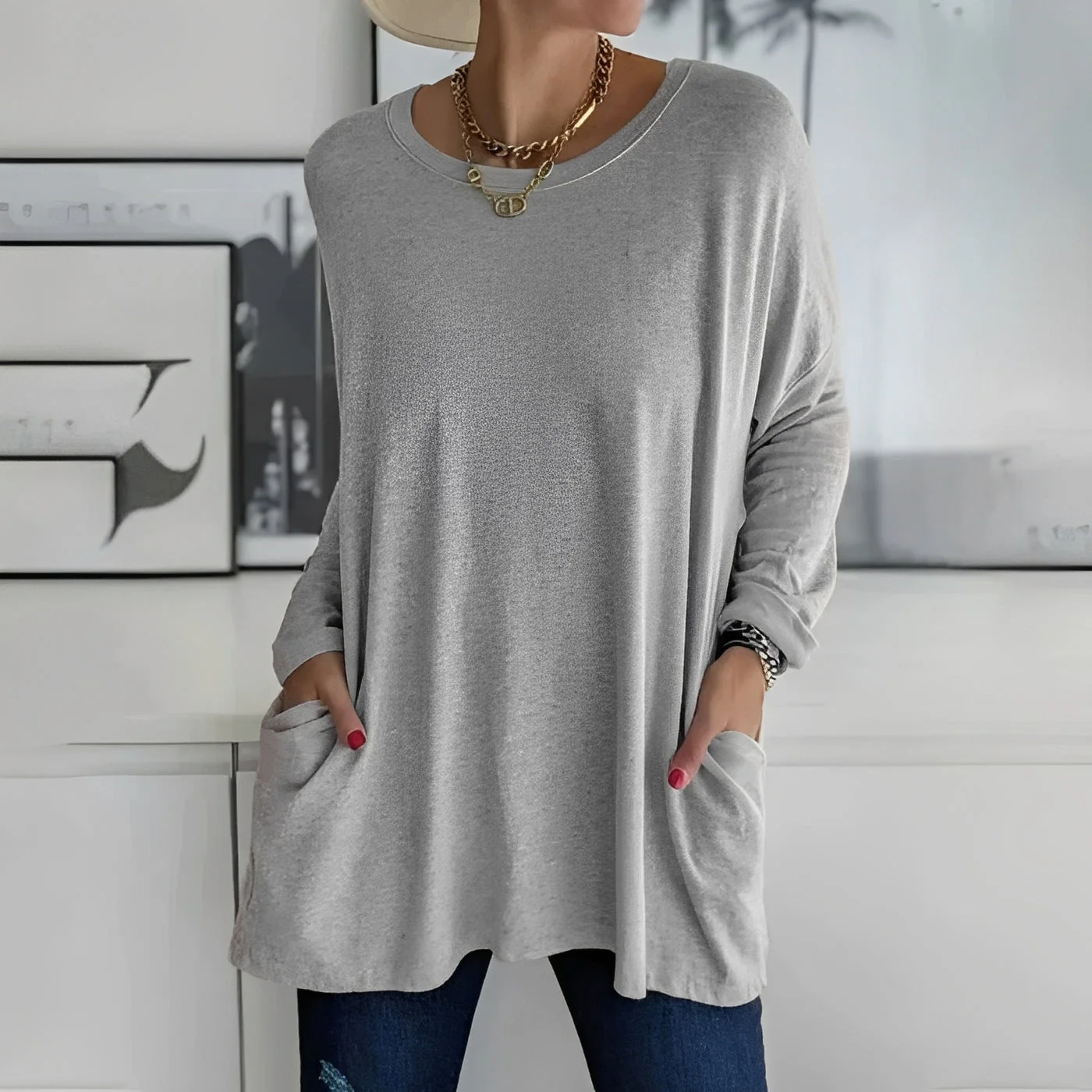 Chantelle - Chemise à manches longues avec poches