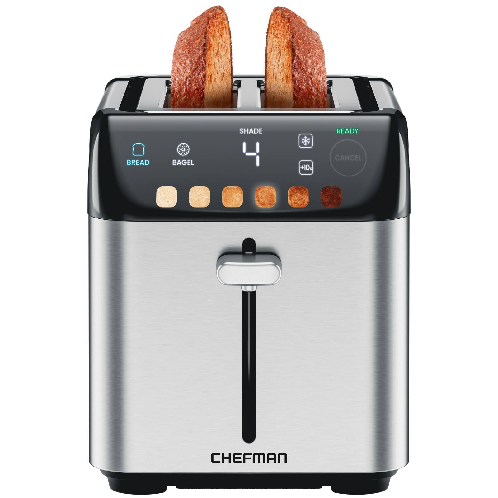 Chefman 2-Slice Stainless Steel Smart Toaster
