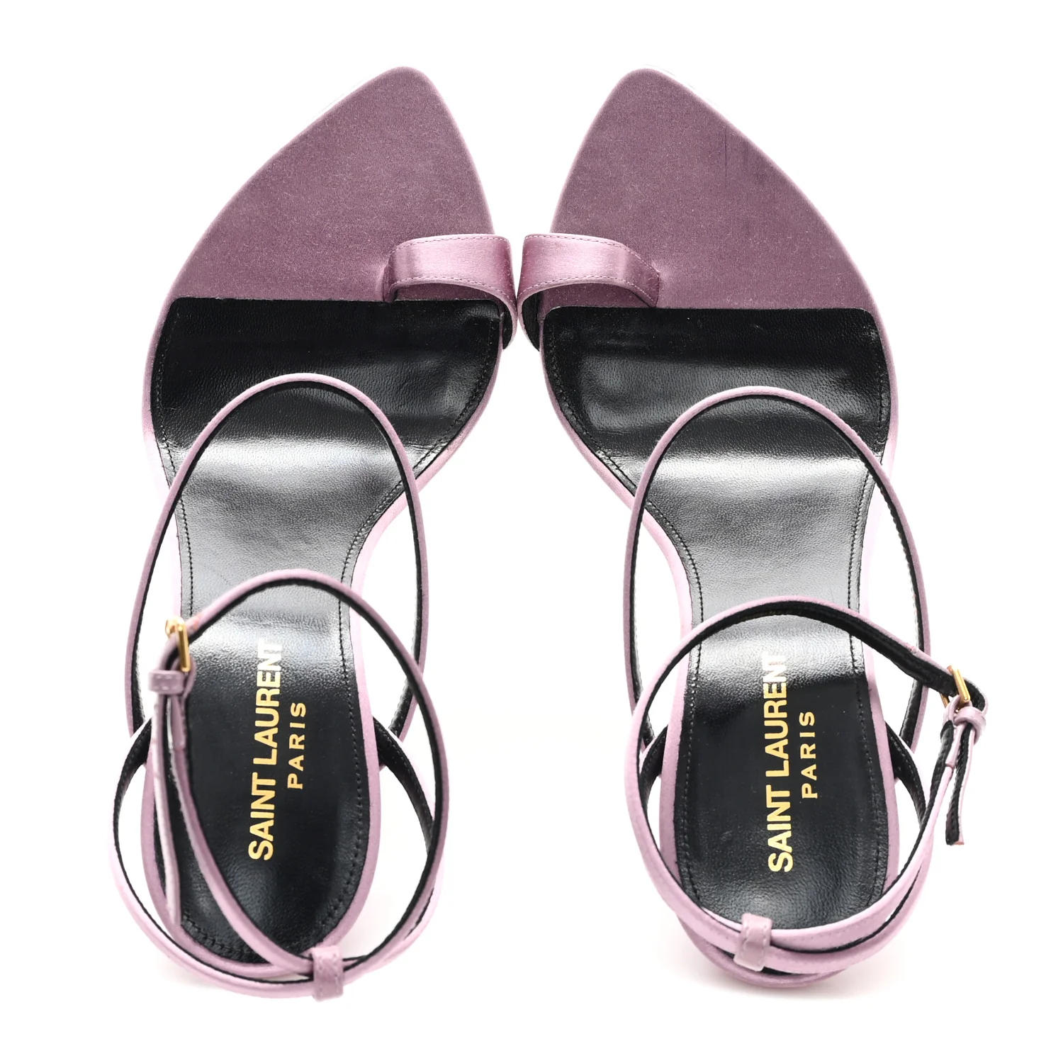 Crepe Satin Dive 110 Mule Sandals 38.5 Ancient Pink