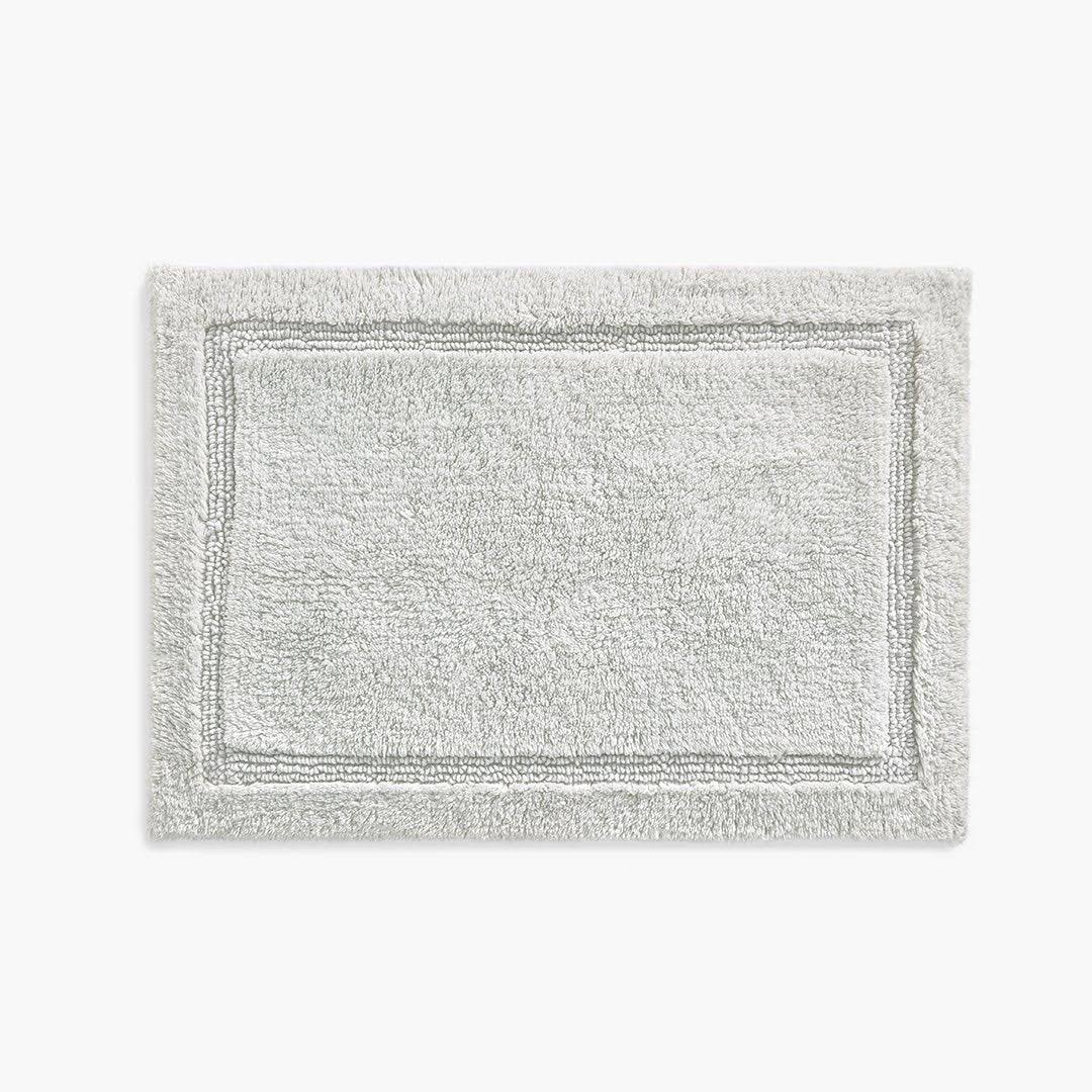 Under The Canopy Luxe Reversible Organic Bath Rug - Oyster Mushroom, Oyster Mushroom / Small Small Oyster Mushroom