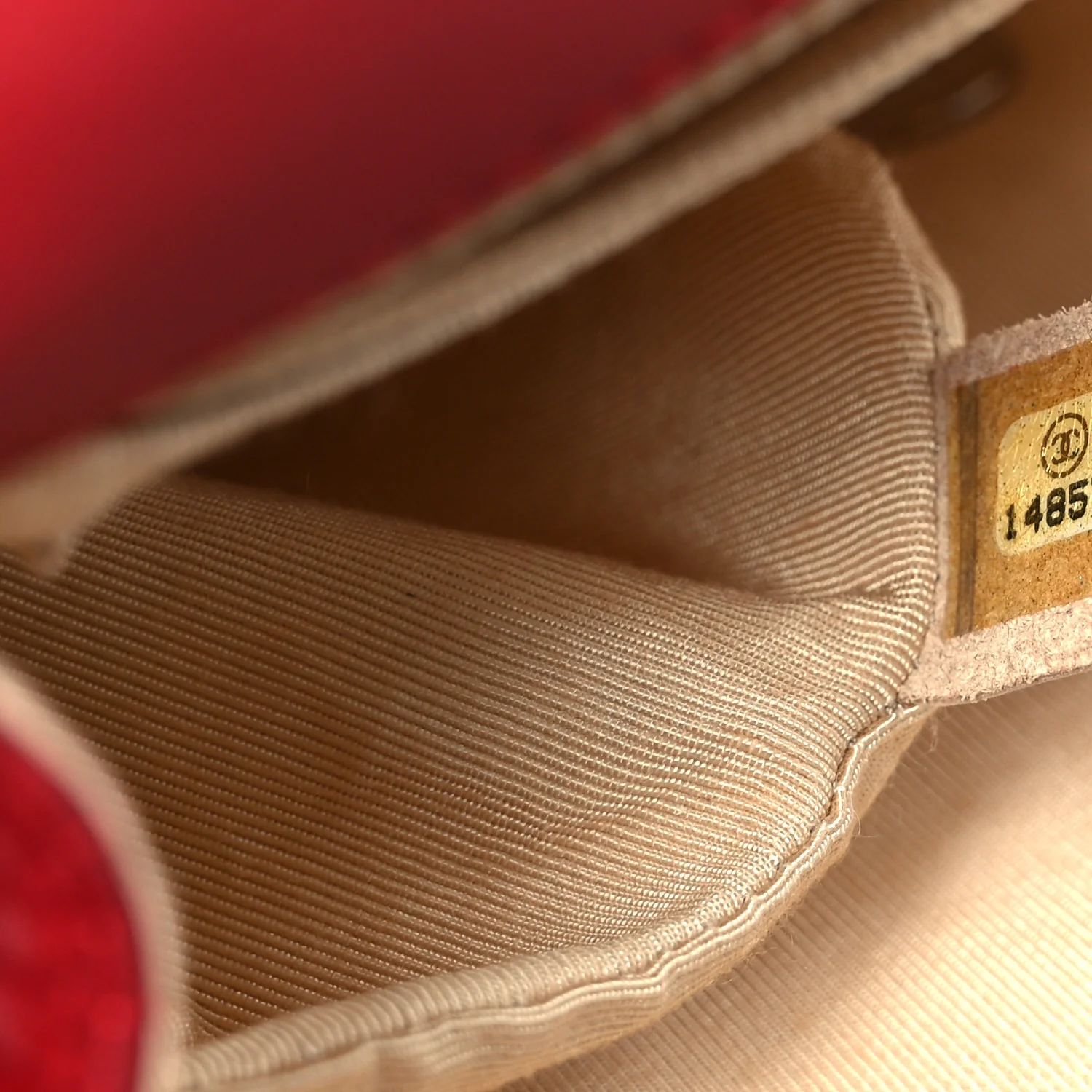 Lambskin Medium Coco Rider Flap Red
