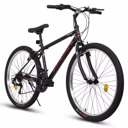 26" Mountain Bike for Women, 21 Speeds Mountain Bicycles with Dual Disc Brakes and 100mm Front Suspension, Pink(Gift)(Pink) - Image 7