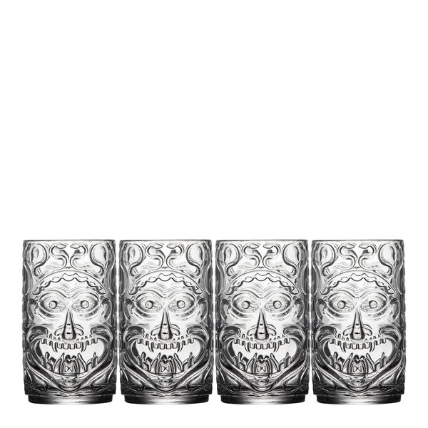 Tiki cocktailglass 45 cl 4 stk klar
