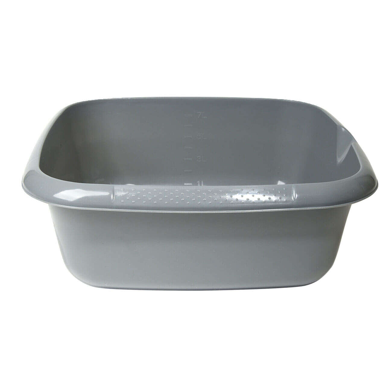 Bassine plastique carré grise