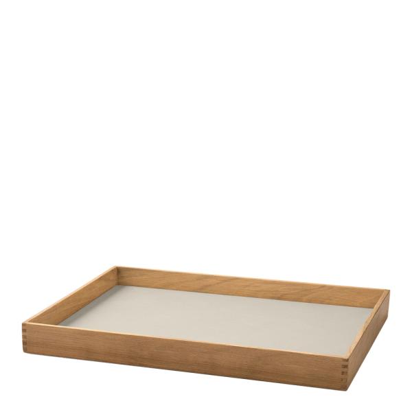 Even teak brett medium 28x36 cm nupo oyster white