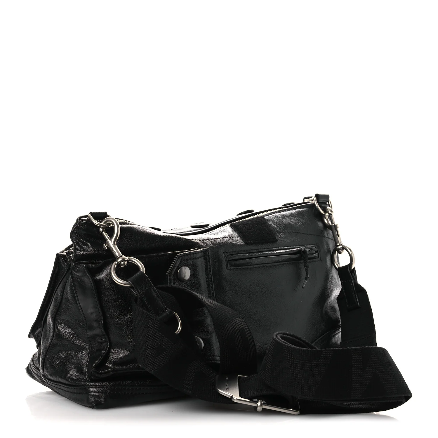 Goatskin The Large Cargo Bag Black