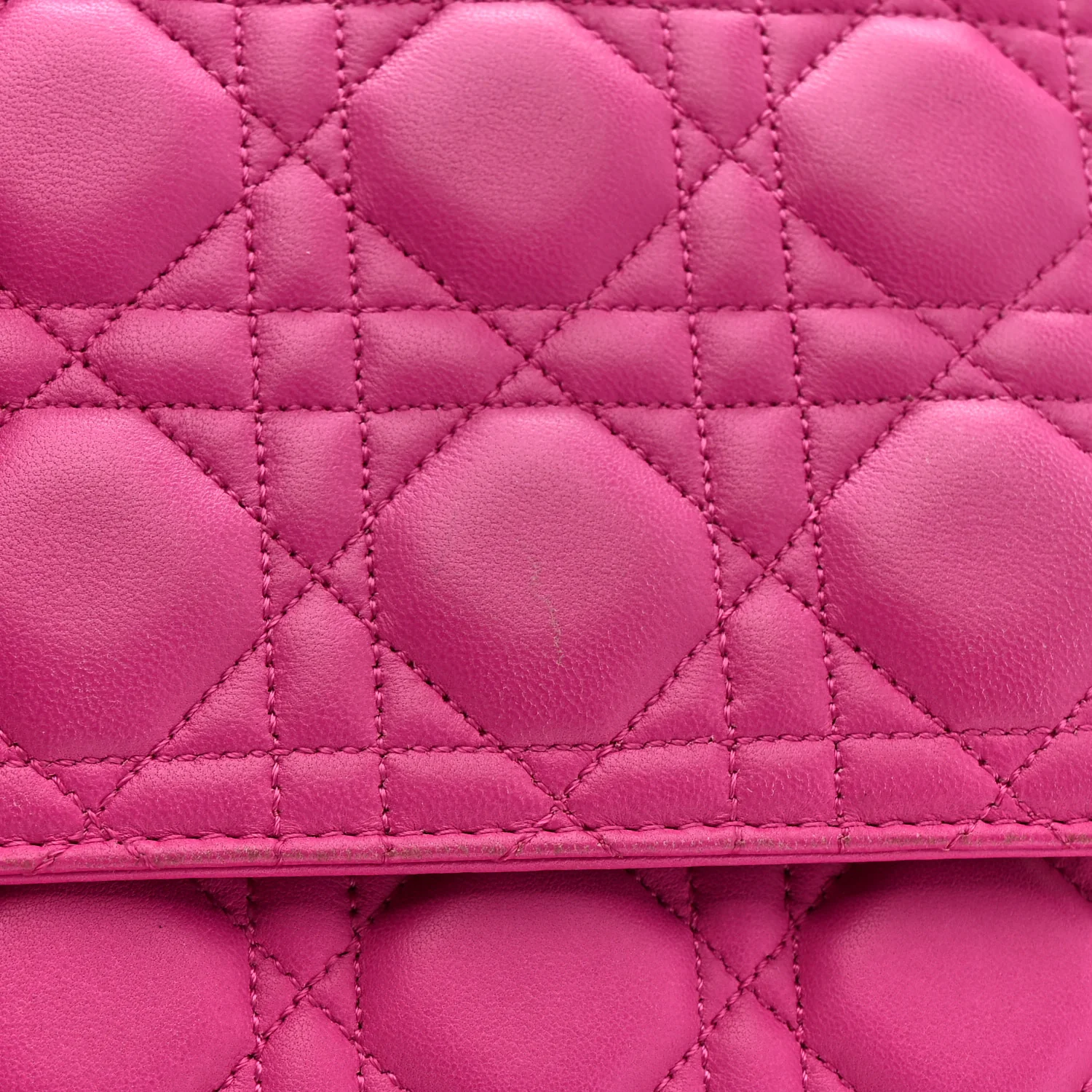Lambskin Cannage Large Miss Dior Flap Sorbet