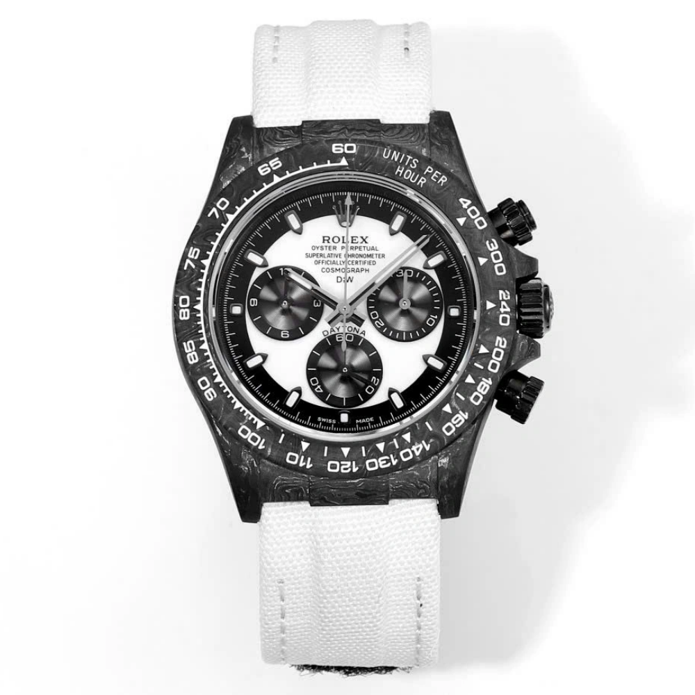 [Super Clone]Rolex Daytona Choronograph DIW Cream Carbon 40mm Replica 1:1 – Top Quality Version