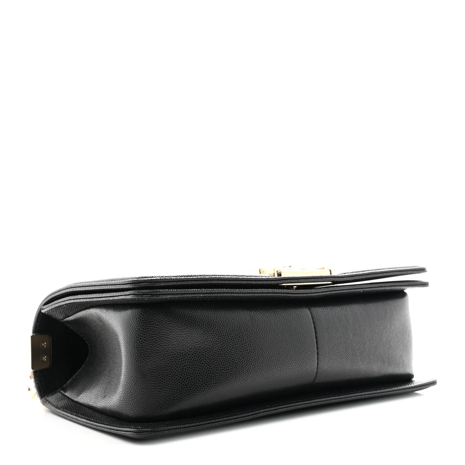 Caviar Quilted Medium Boy Flap Black