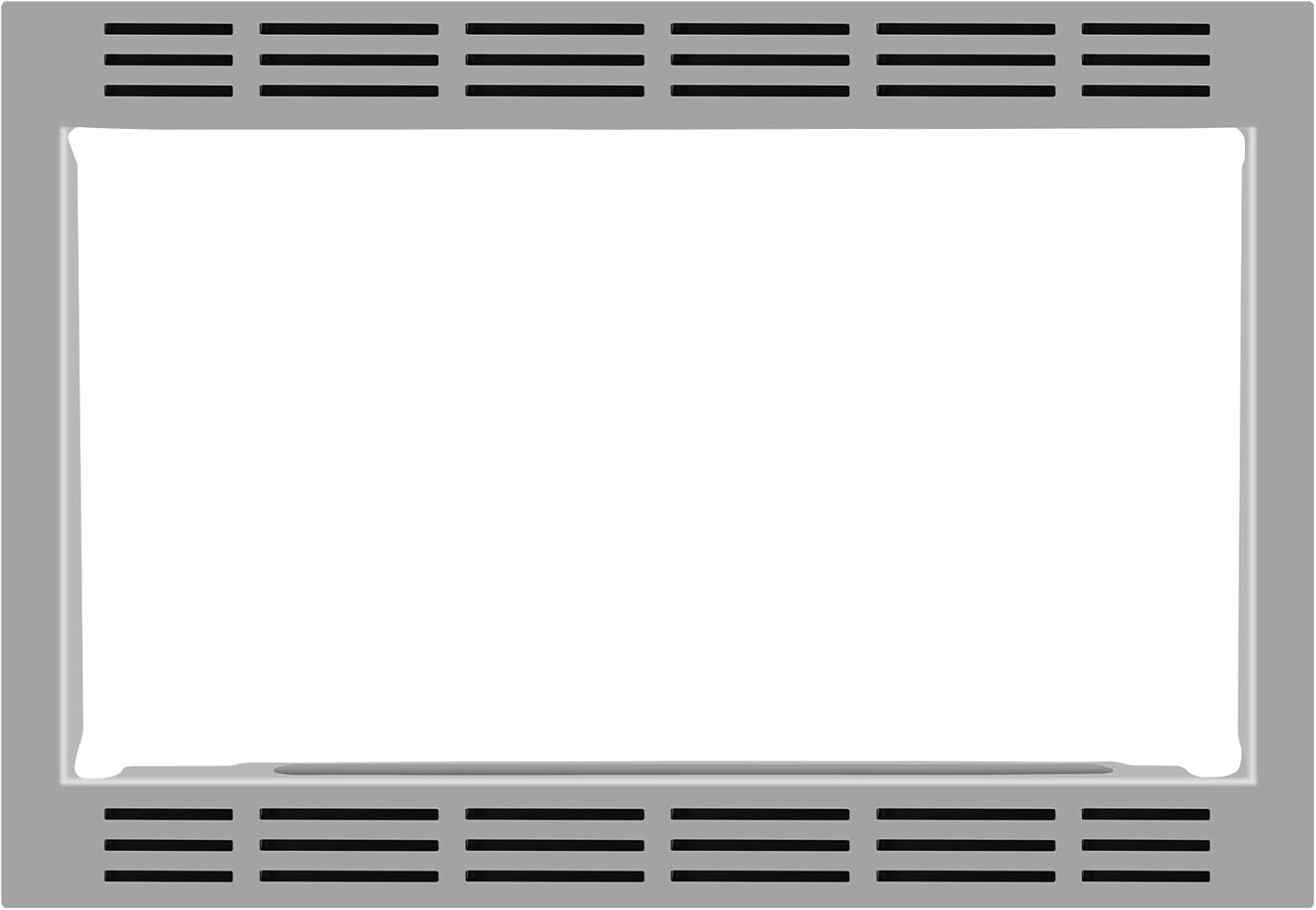 NN-TK932SS 30-inch Microwave Trim Kit Compatible with Panasonic Microwave Ovens, for 2.2 Cu Ft Microwave Oven, Built-in Stainless Steel 30