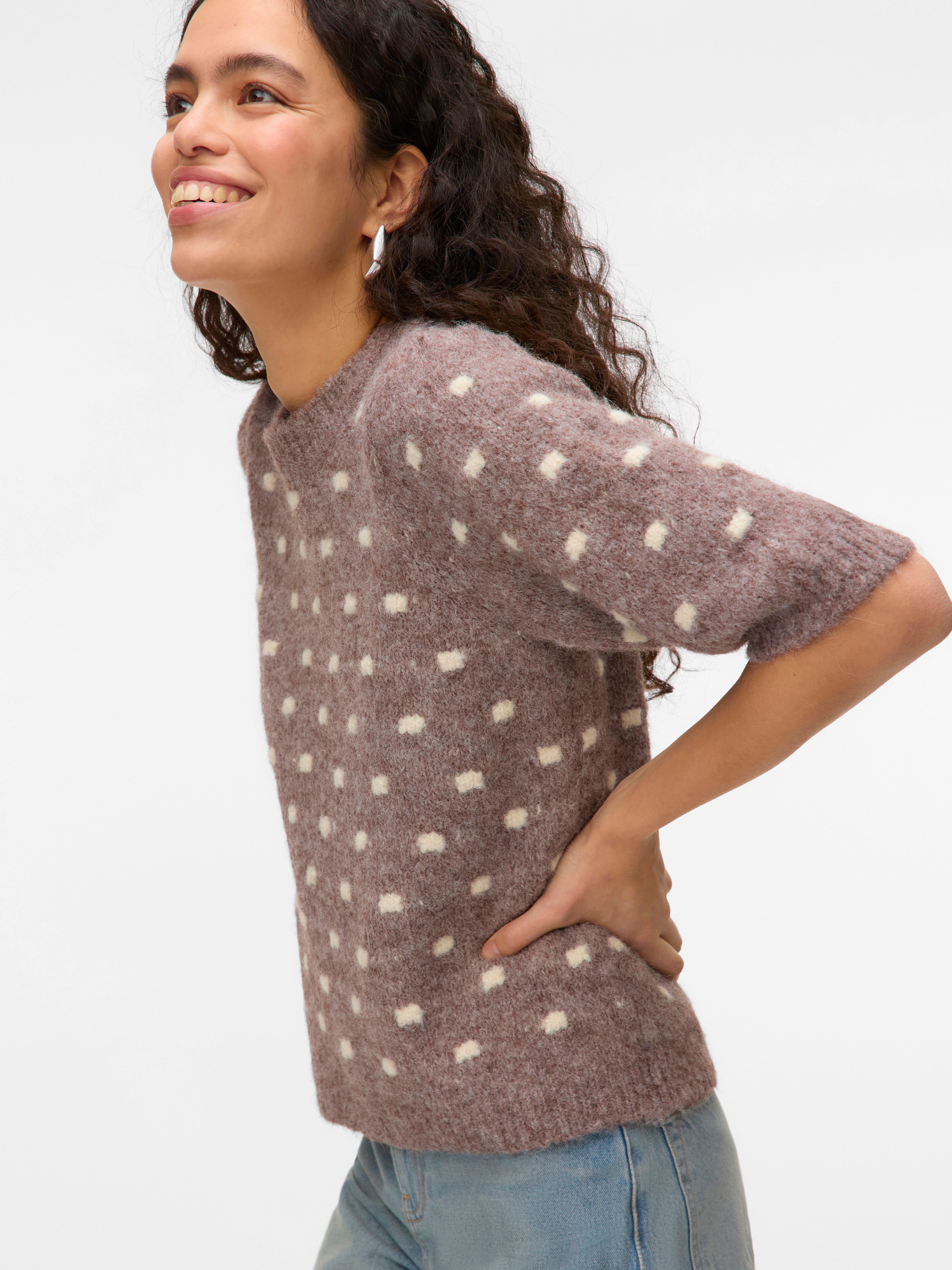 VERO MODA® VMNOVAHDOTTY Knitted pullover