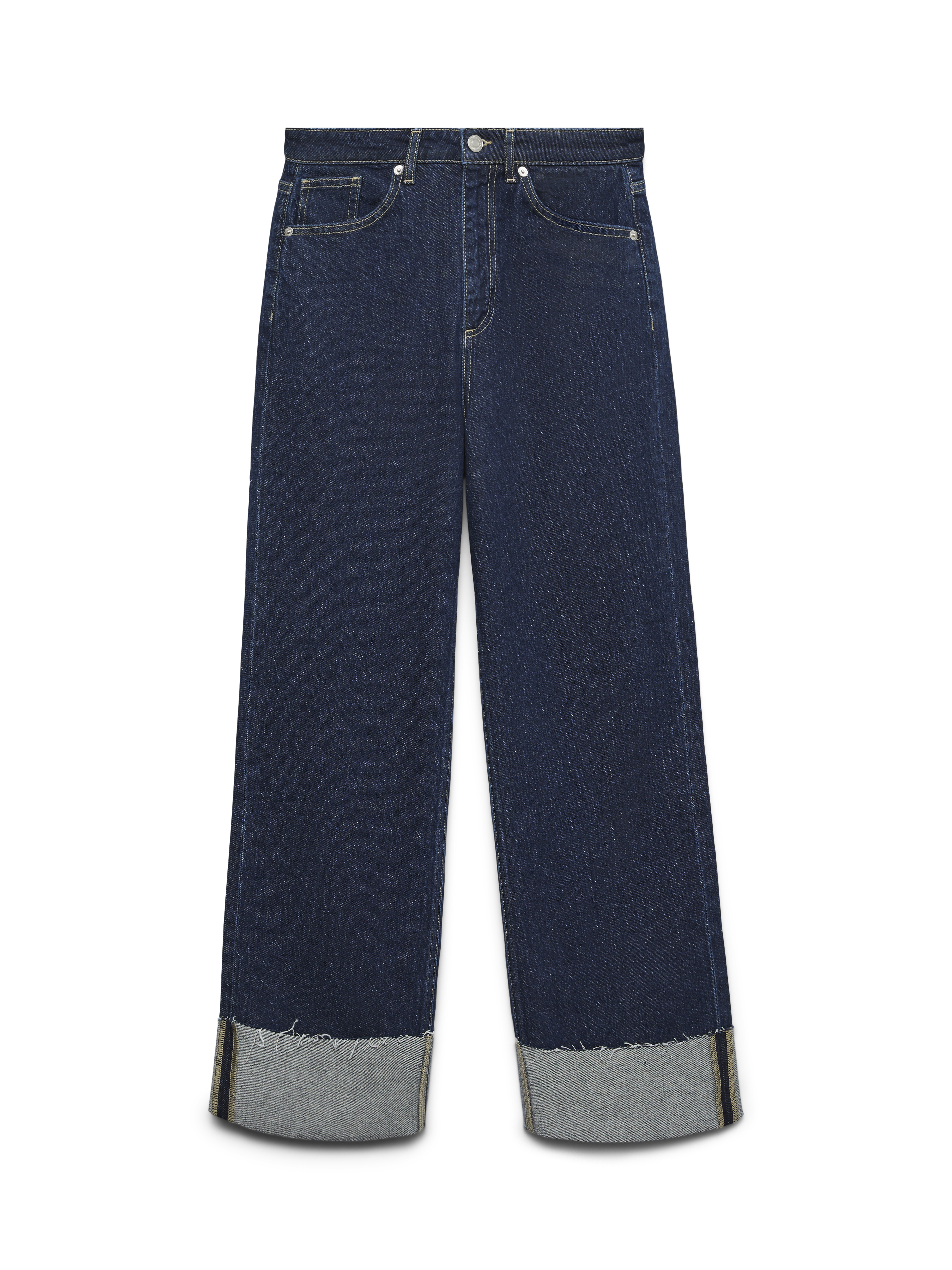 VERO MODA® VMTESSA High rise Wide Fit - Cropped Jeans