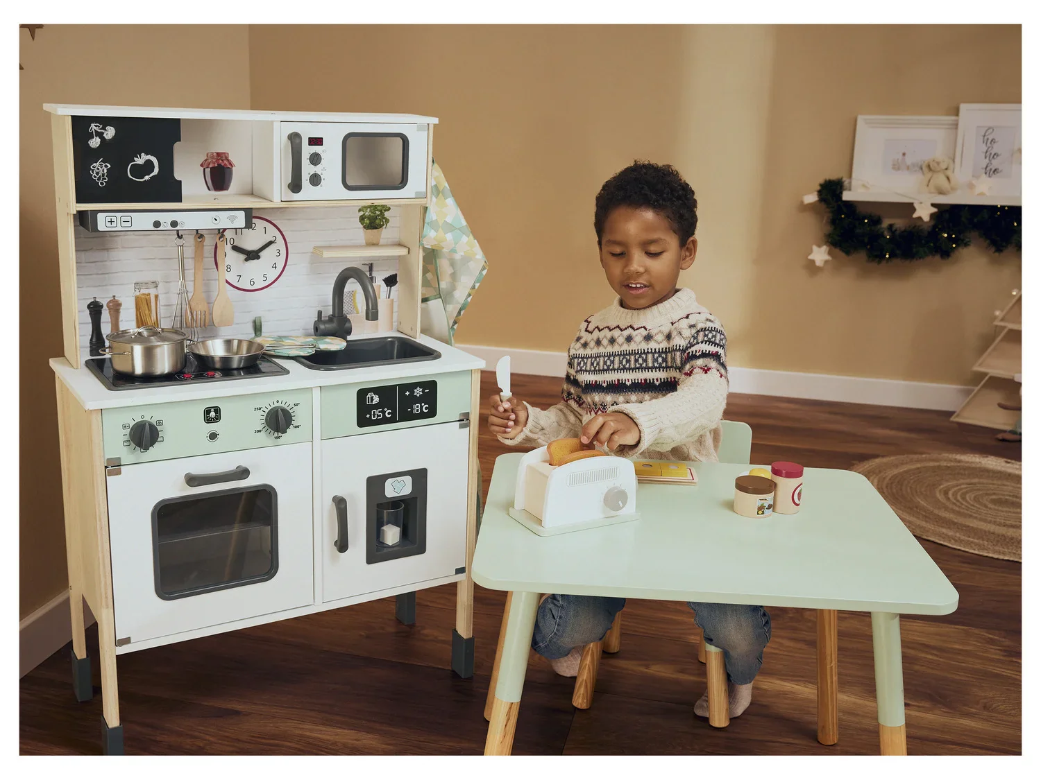 Playtive Set d'accessoires de cuisine en bois