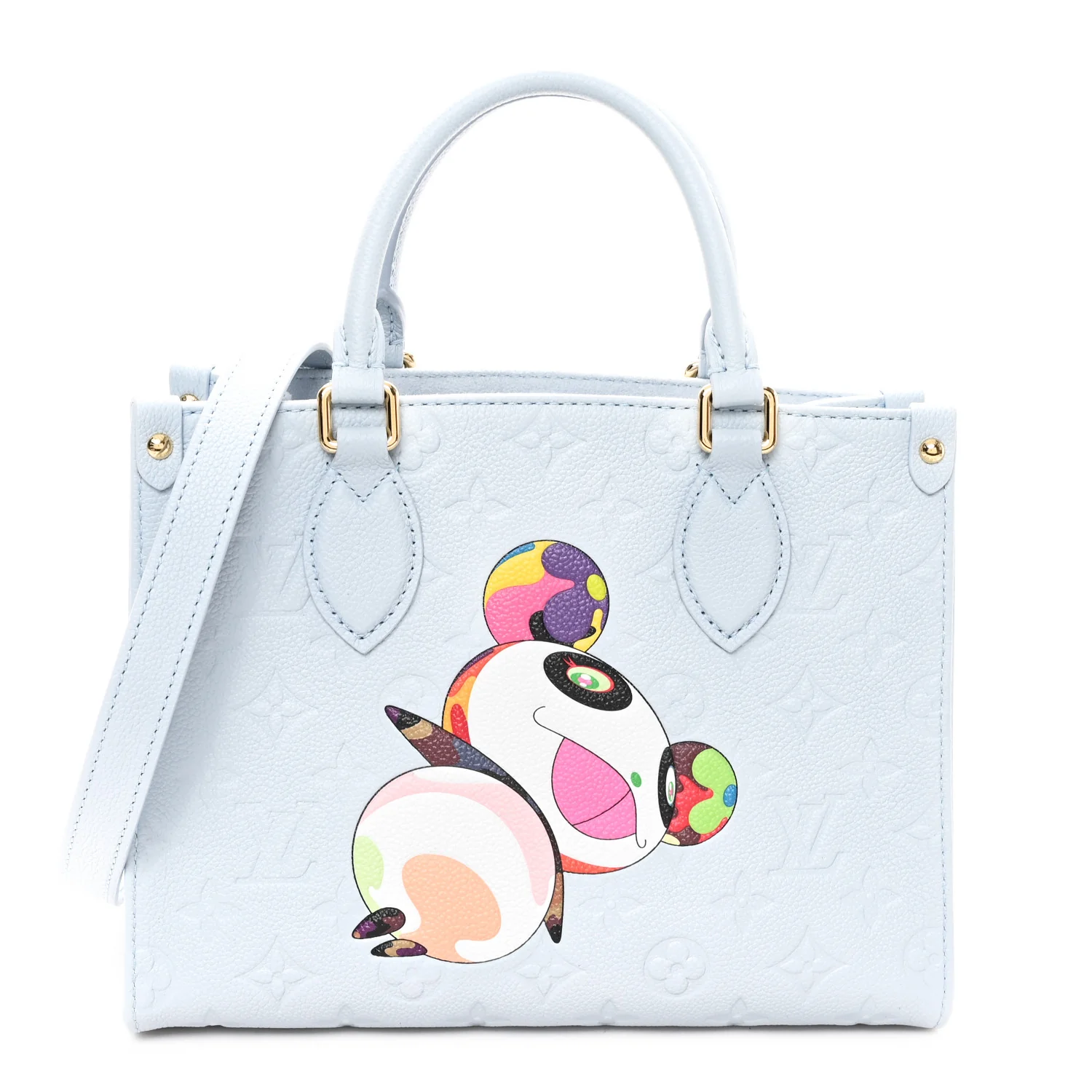 LV X TM Empreinte Monogram Onthego PM Washed Blue