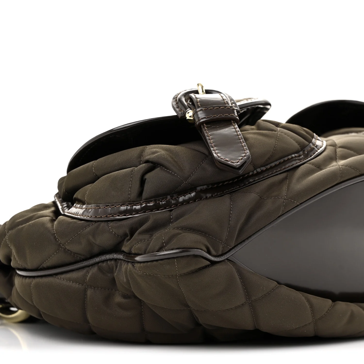 Nylon Quilted Bromley Hobo Brown