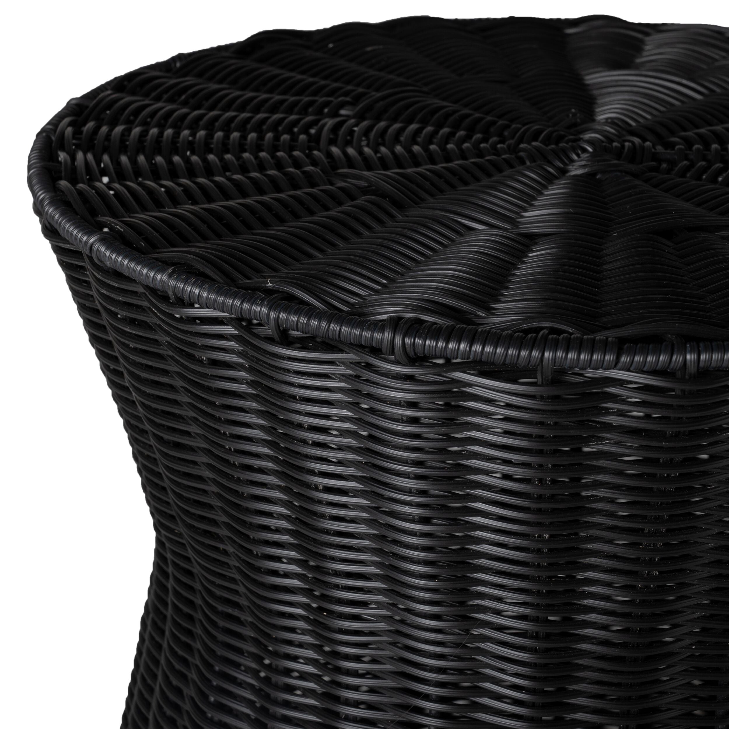 Bristol Woven Side Table Black