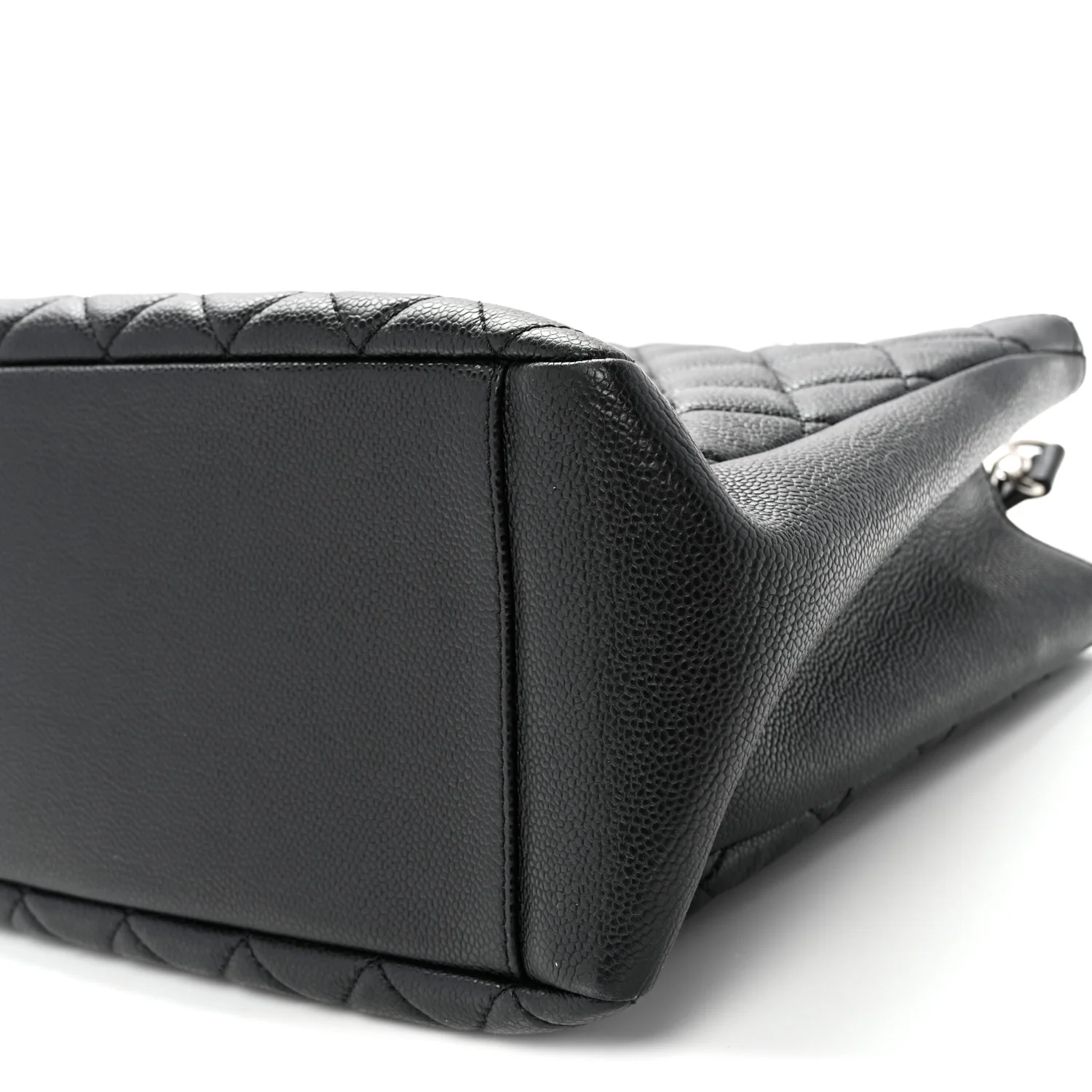 Caviar Quilted Grand Shopping Tote GST Black
