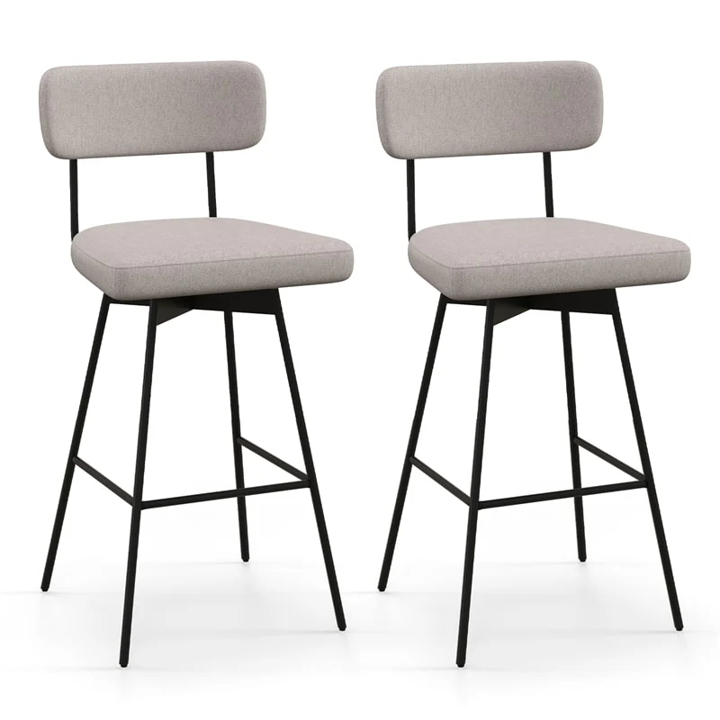 Swivel Bar Stools Set of 2, 29