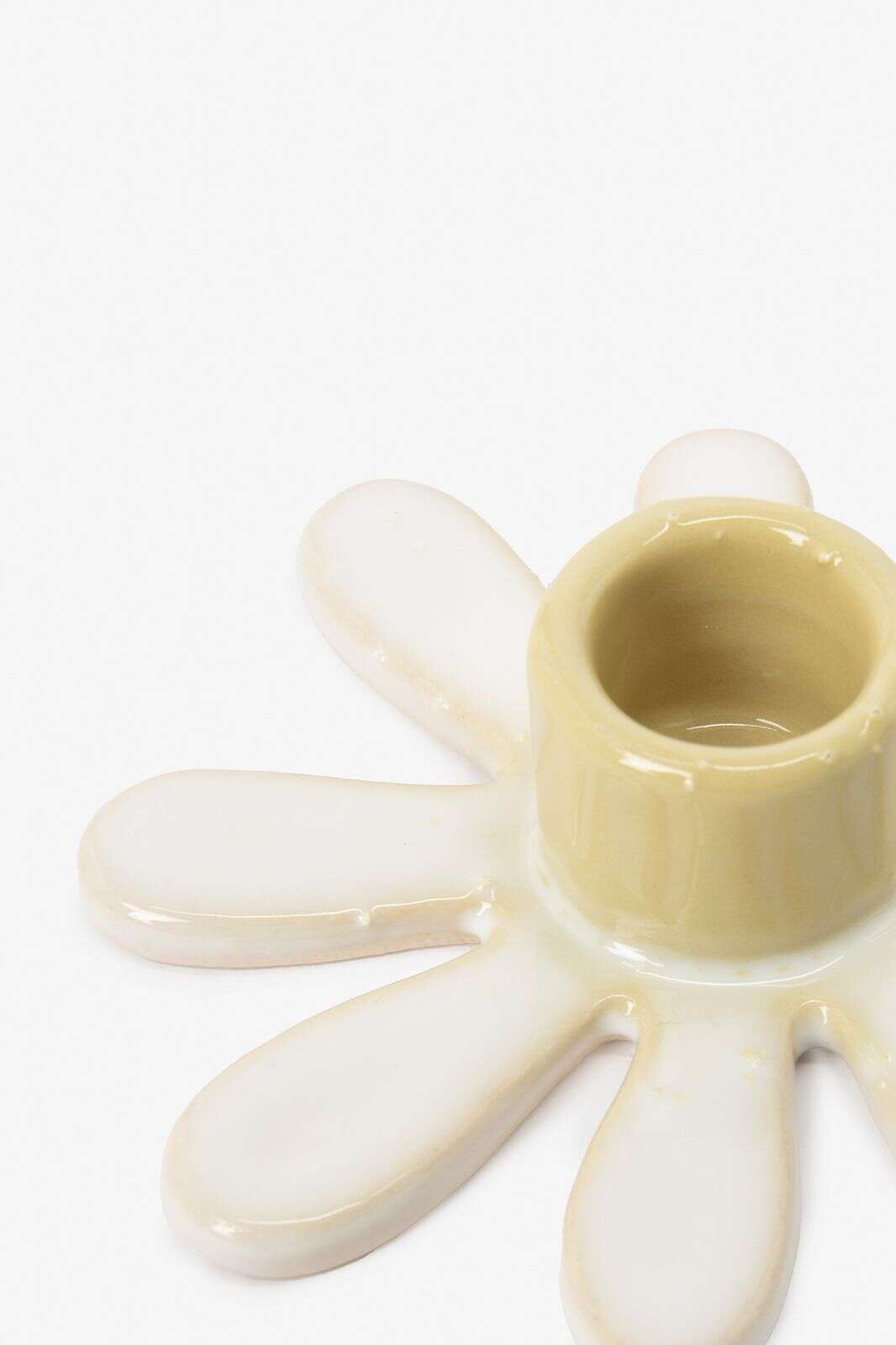 Witte kandelaar madeliefje