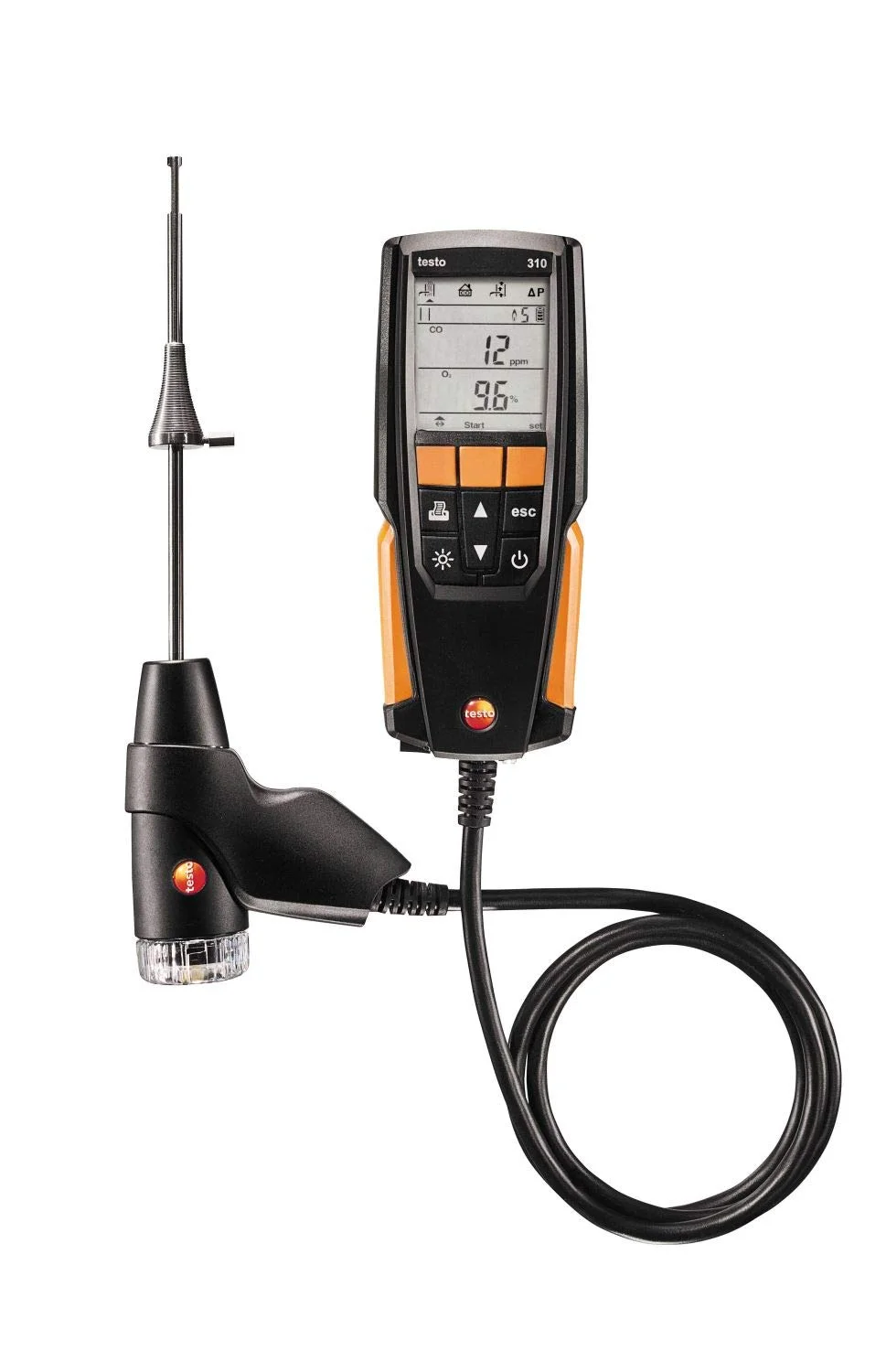 310 I Residential Combustion Analyzer Kit I Flue Gas Detector Set for Heating Systems No App Connection Standard Set - Image 3