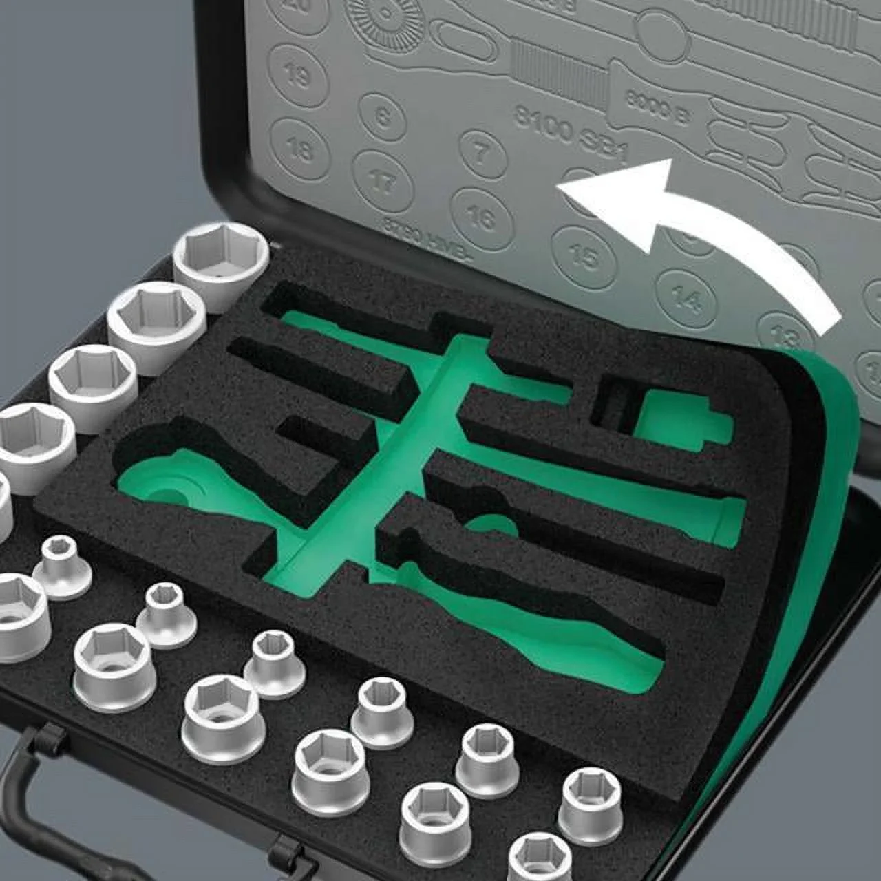 Wera Metric 1/4 Drive Speed Ratchet Set 42-Piece Set