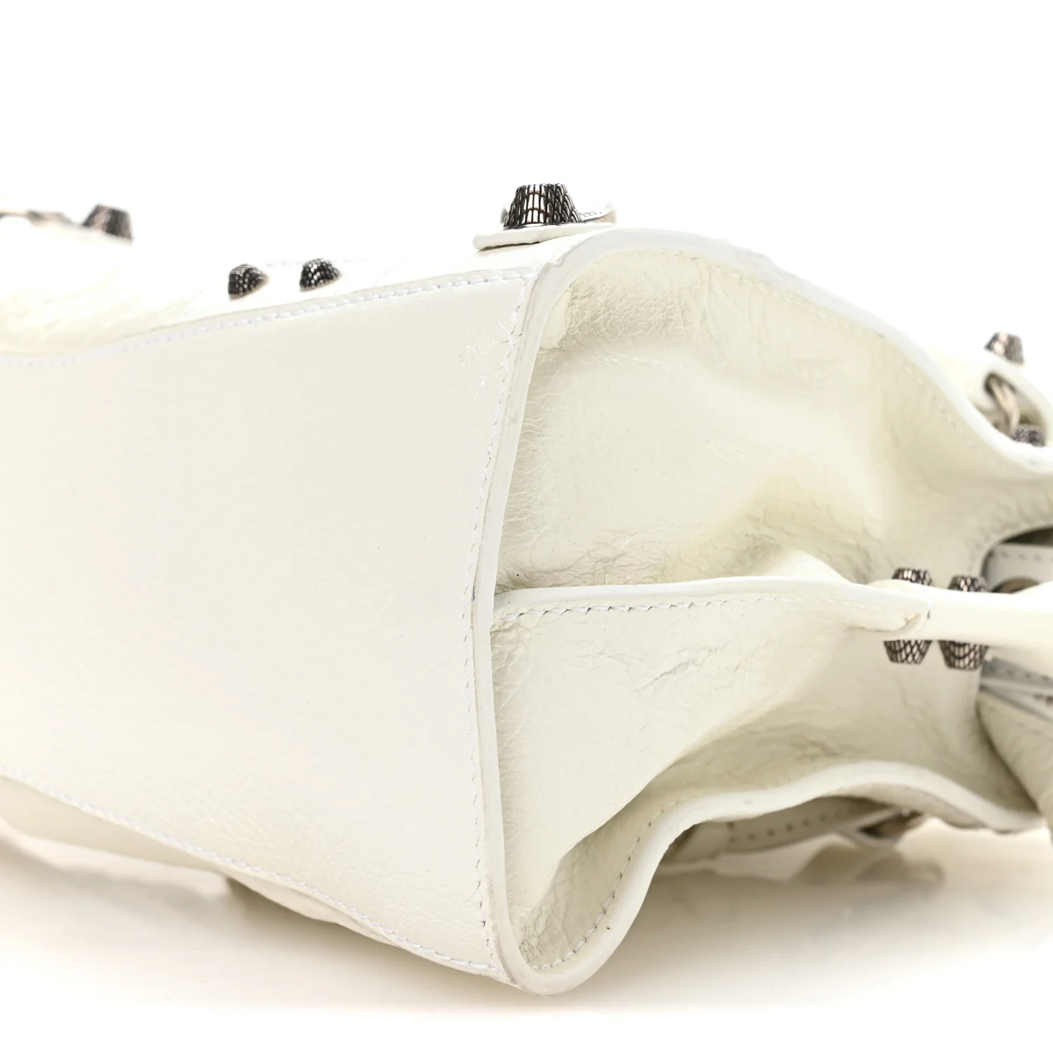 Agneau Arena Neo Cagole Handbag XS Optic White