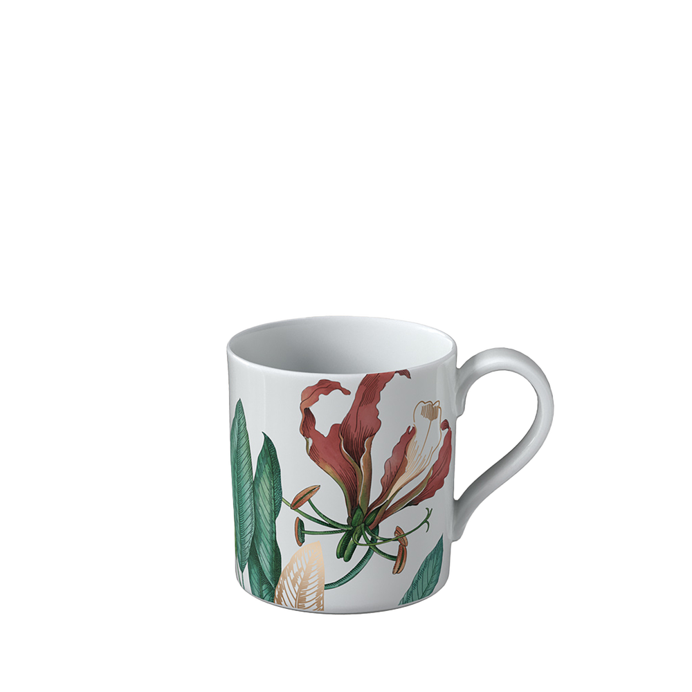 Avarua Coffee cup - Multi-colored, 5.8 oz, Premium Bone Porcelain