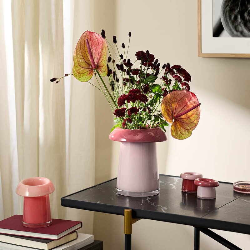 Soma vase 16,5 cm korall/fersken