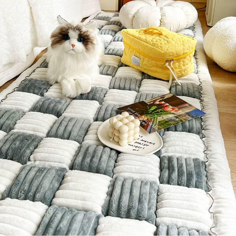 Garden Chic Cotton One-Piece Pet Friendly Protective Couch Cover