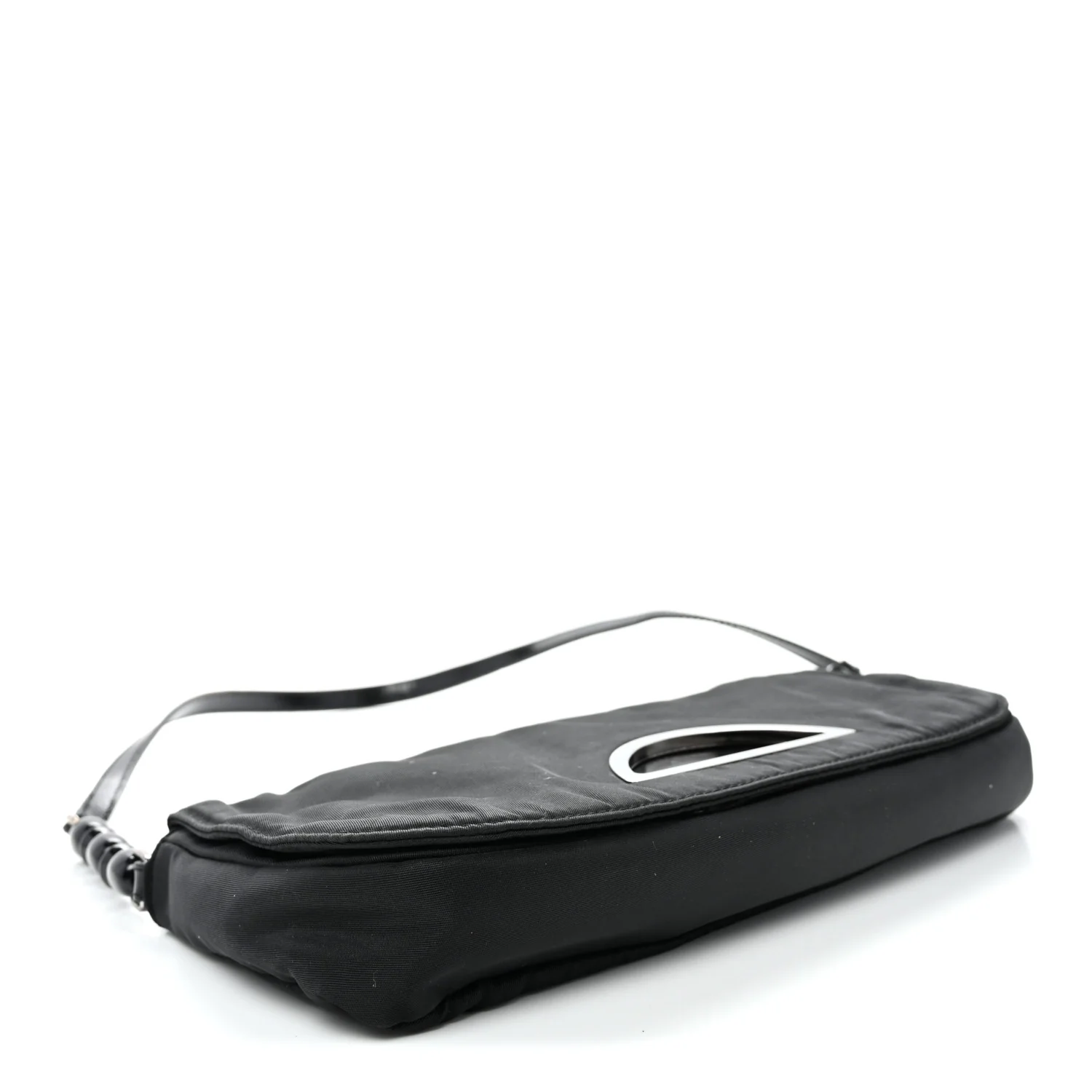 Nylon Malice Shoulder Bag Black