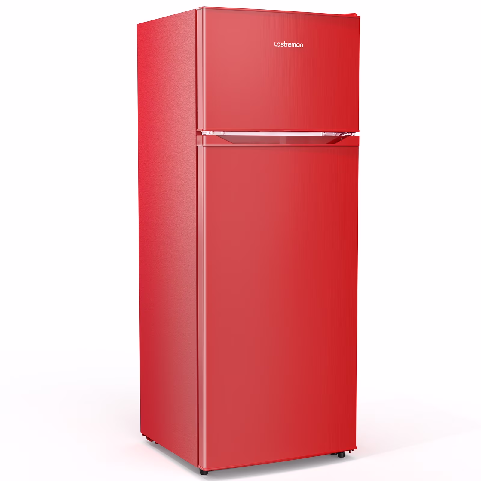 7 7 Cu ft Top Freezer Refrigerator, Two Door Refrigerator Large Capacity with Adjustable Thermostat and Reversible Door, BD75 Black(Black) Image 3