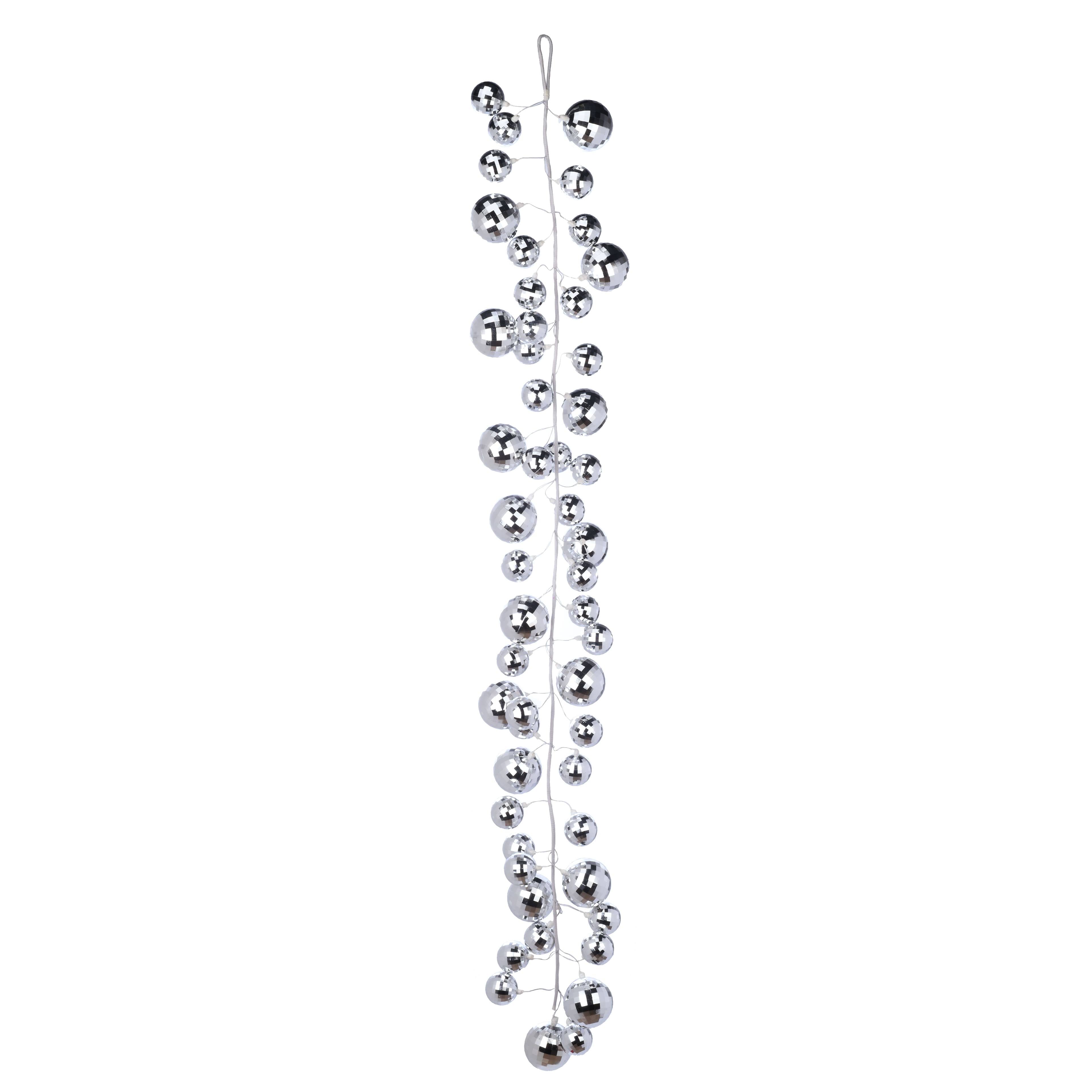 6ft Silver Disco Ball Garland by Ashland | Michaels