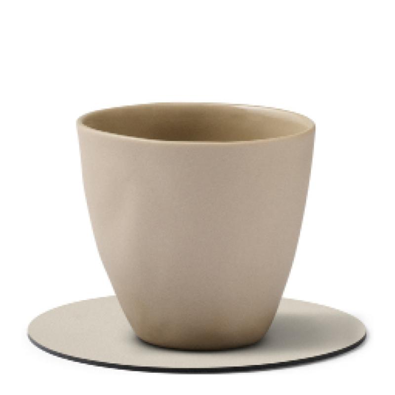 Circle Nupo glassbrikke 10 cm oyster white