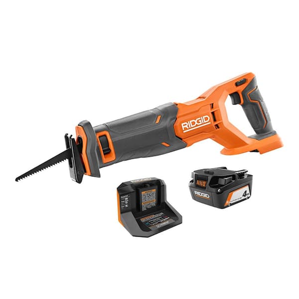 18V Cordless Reciprocating Saw Kit with 4 0 Ah Battery and Charger