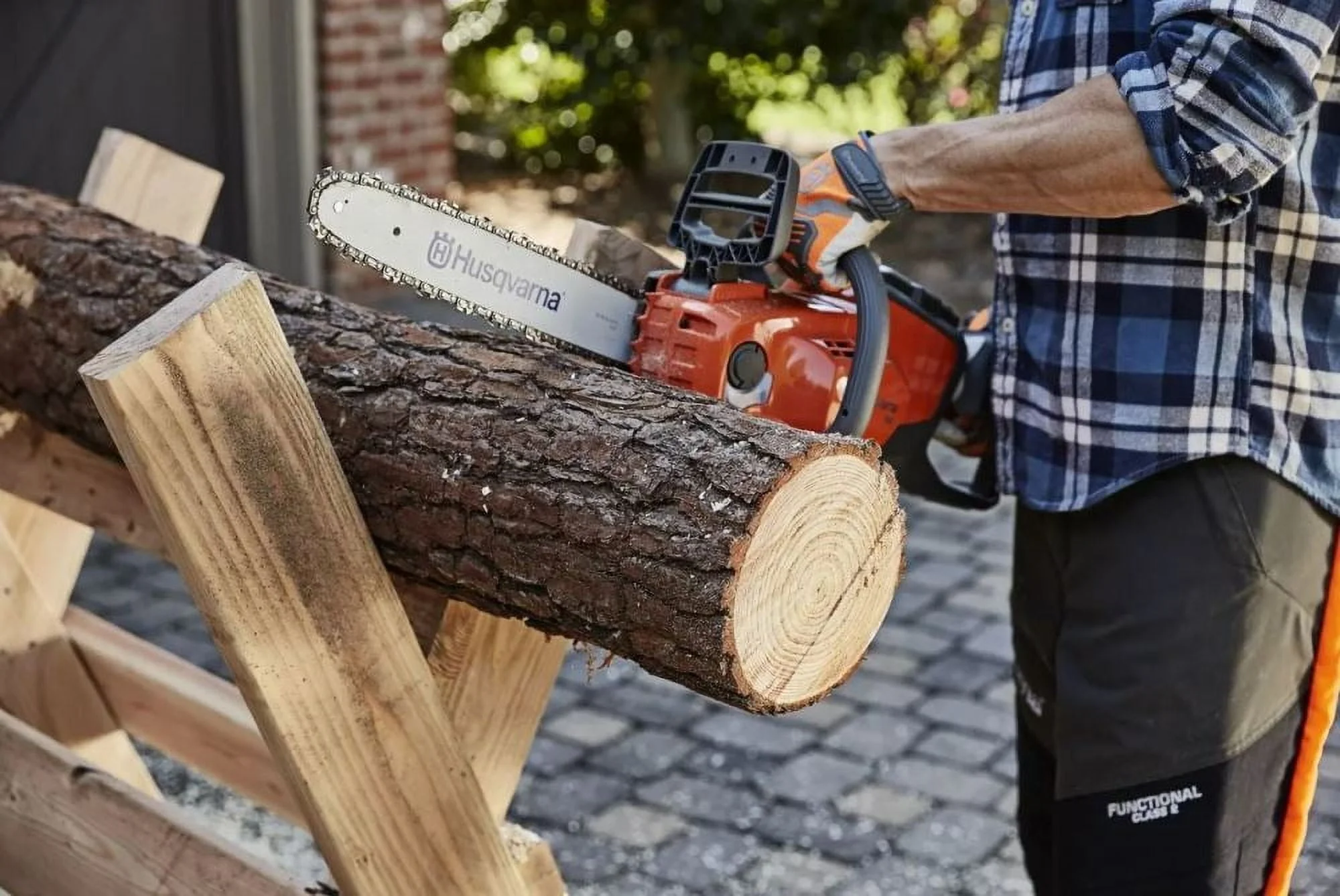 120I 40V 14" Chainsaw Bar And Chain Battery Powered Cordless Kit - Image 8