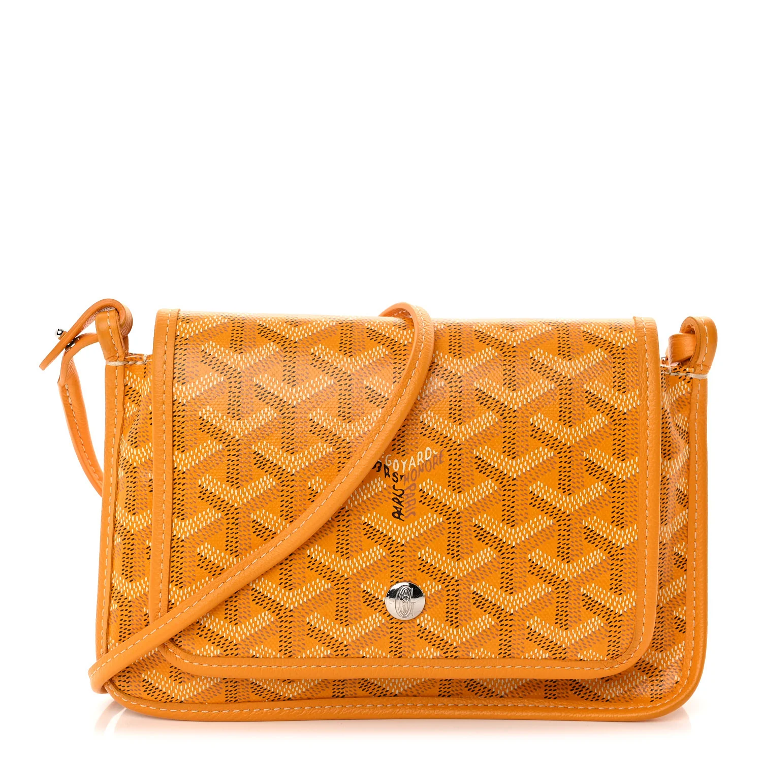 Goyardine Plumet Wallet Clutch Yellow
