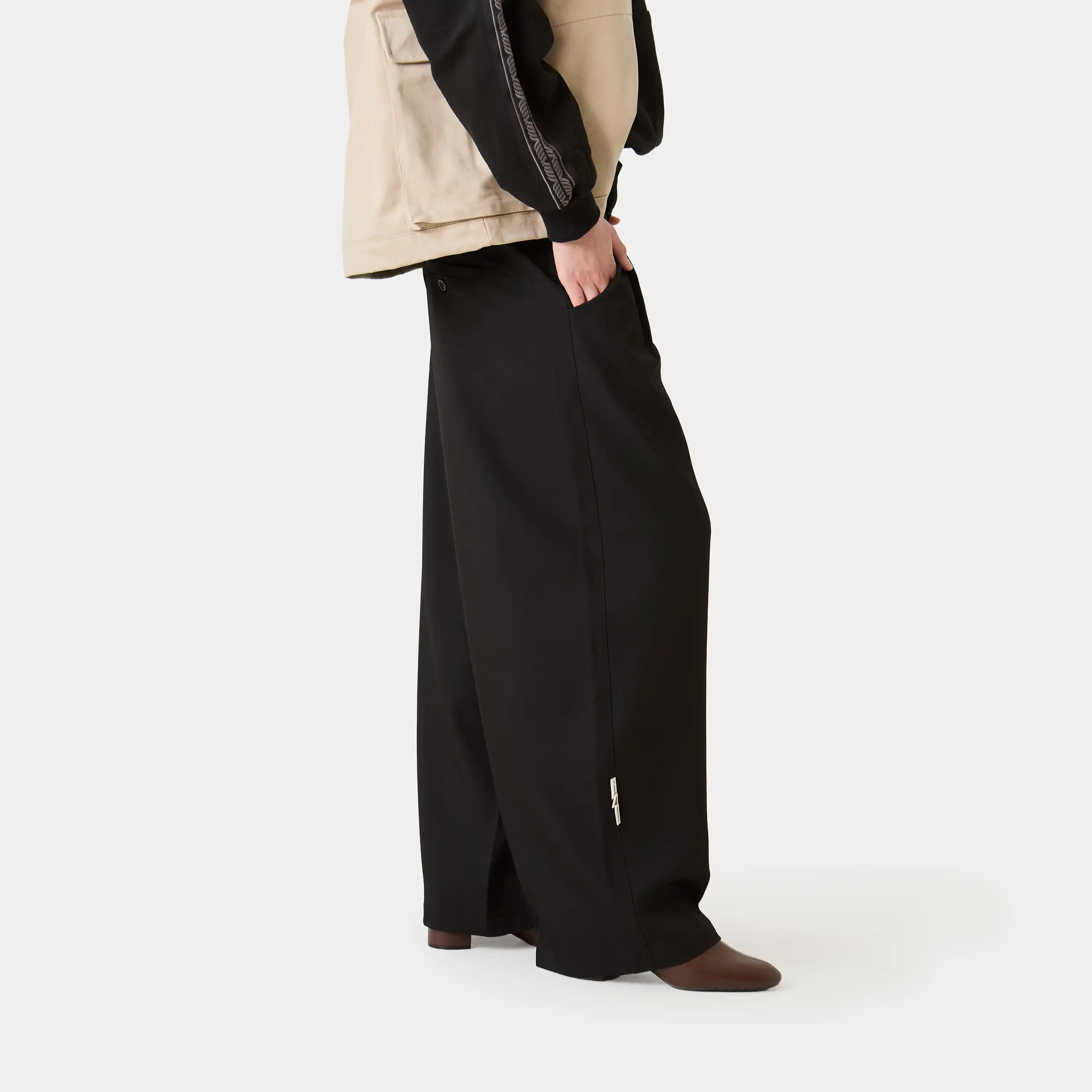 Budgeto Black Tailored Pants