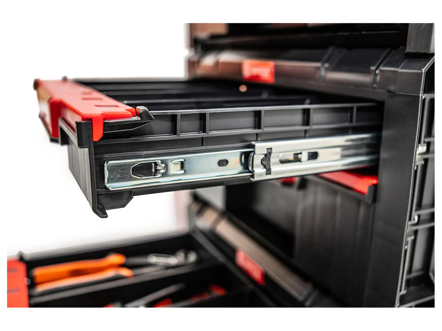 Qbrick System Set de tiroirs sur roulettes