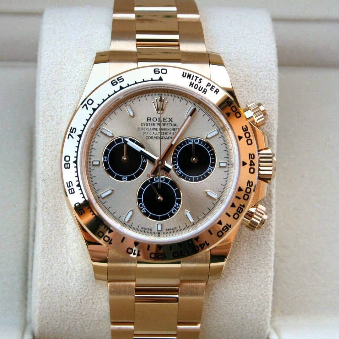 [Super Clone]Rolex Daytona Yellow Gold / Champagne / Oyster m126508-0006